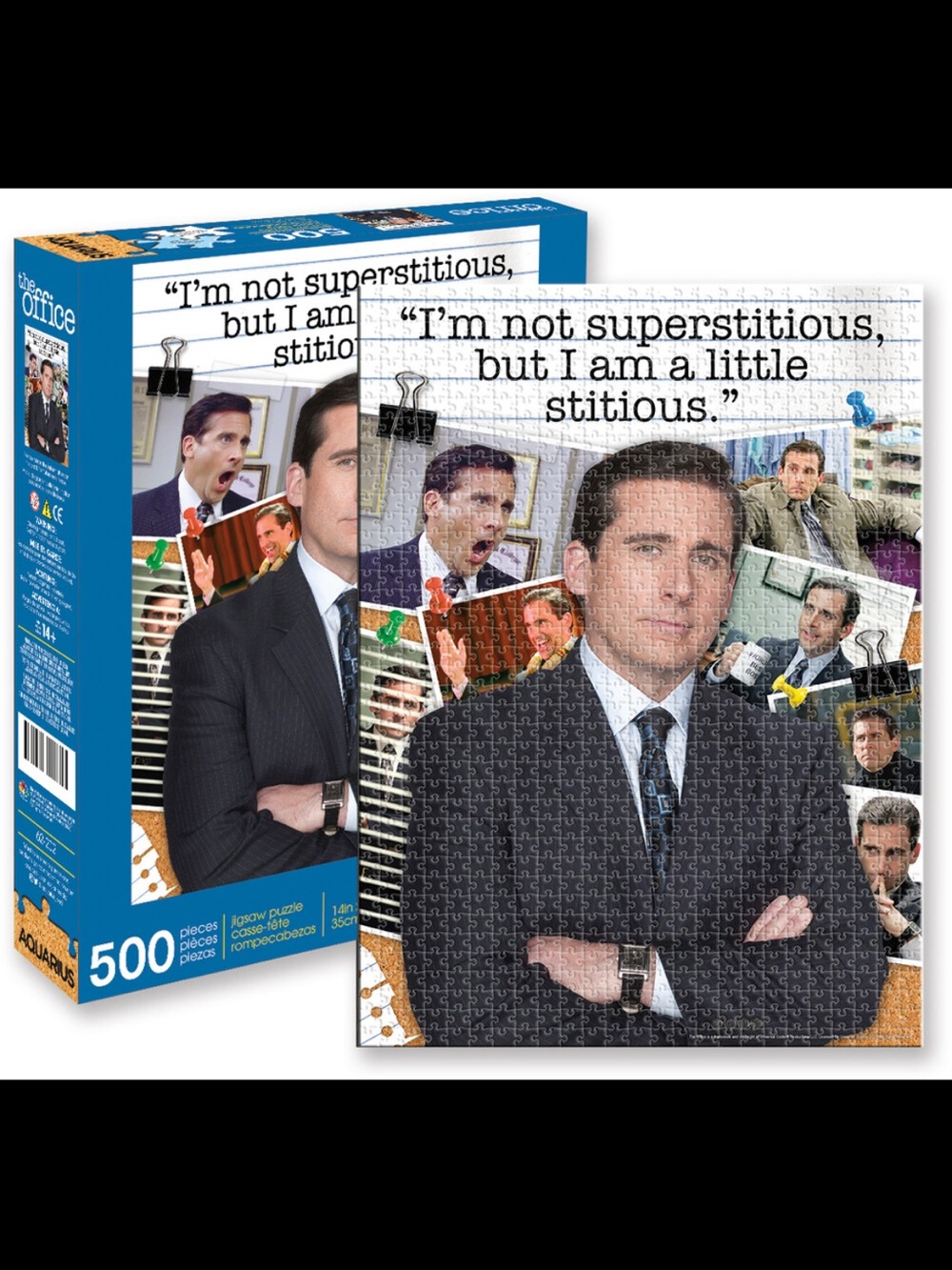 The Office “I’m Not Superstitious” 500-Piece Jigsaw Puzzle